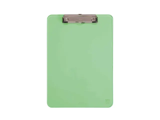 Klembord MAUL A4 staand transparant PS neon groen