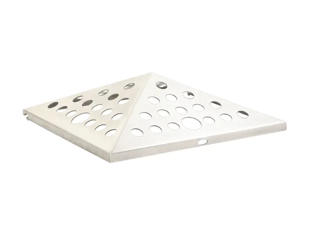 Top Piramide as-papierbak 'Open' RVS