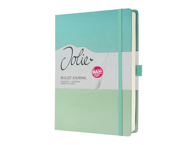 Bulletjournal Jolie A5 Gradient Sea à points couverture rigide