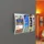 wandfolderhouder HxBxD 650x227x95mm 5xDIN A5 transparant aluminium