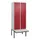 locker met bank,HxBxD 2120x800x815mm,2vak,vak B 400mm,draaigrendel