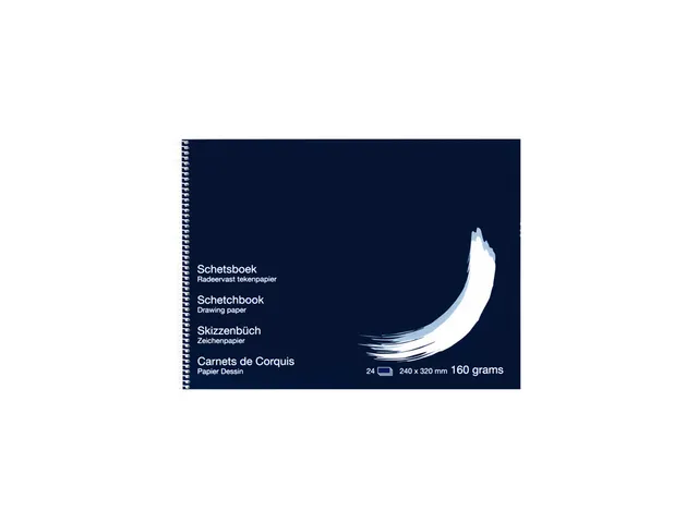 Schetsboek Papyrus 240x320mm 160gr 24 vel