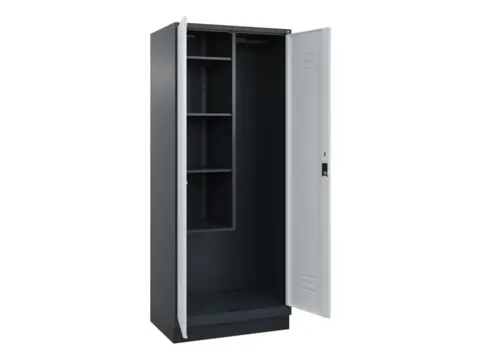 schoonmaakkast,HxBxD 1950x800x500mm,links 4vakken