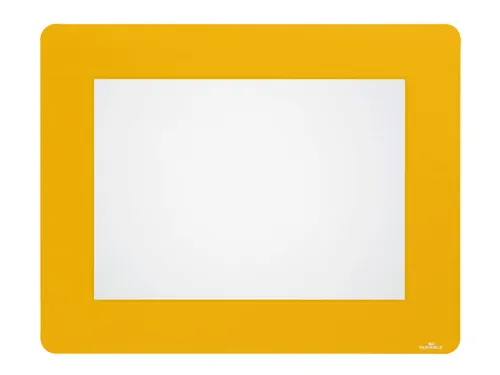 Vloersticker Durable kader voor A4 verwijderbaar geel