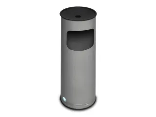 Combi-Asbak 610x250mm Aluminium Opvangbak Zwart Zilver 17 Liter - 1