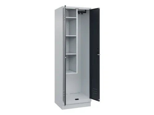 schoonmaakkast,HxBxD 1950x600x500mm,links 4vakken