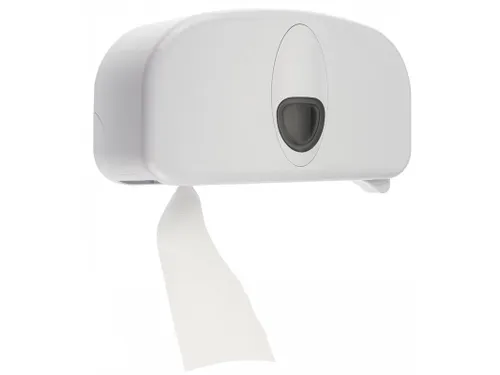 Toiletpapier Dispenser Wit Voor Kokerloze Toiletrollen