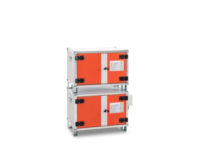 Set Stapelvoeten,V. Lithium-Ion Ladekast