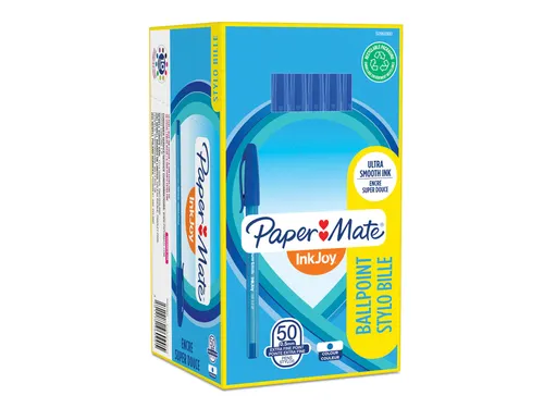 Balpen PaperMate Inkjoy 100 fijn blauw
