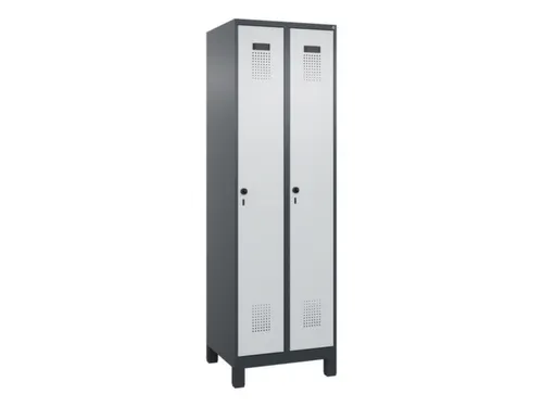 locker voor scheiding van kleding,HxBxD 1950x600x500mm,2vak