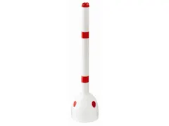 Parkeerpaddestoel Ø 225Mm H 900Mm Met Paal Wit