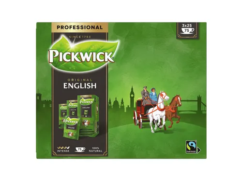 Zwarte Thee Pickwick Fair Trade English 25x2.5gr