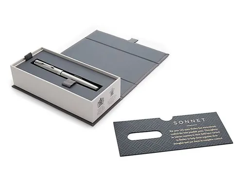 Vulpen Parker Sonnet stainless steel CT fijn