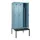 locker met bank,voor scheiding van kleding,HxBxD 2120x900x815mm,3vak