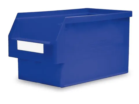 Magazijnbakken Pe Hxbxd 200X200X350/300Mm Blauw