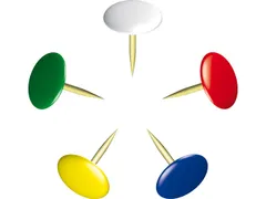 Punaises Alco Sun 9,5mm messing doos a 100 stuks assorti