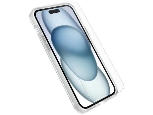 OtterBox Symmetry Clear MagSafe Case+Premium Glass AM iPhone 15 Plus
