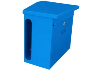 Wandbrievenbus Zamoran Blauw Staal - 2