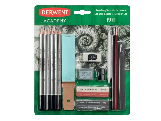 Grafietschetsset Derwent Academy 19 delig