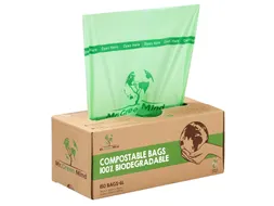Afvalzak bio Mr. Green Mind 36x35cm 6 liter dispenser 150 stuks