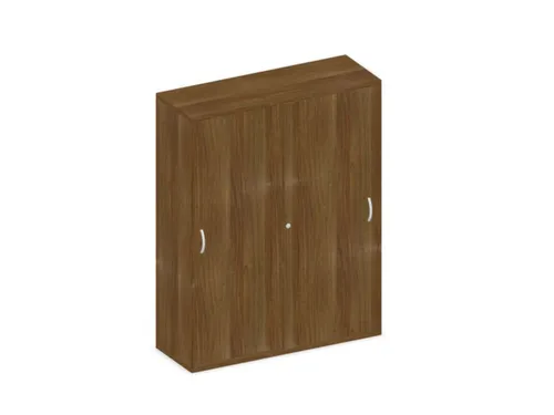 Schuifdeurkast 1540x1200x430mm Romp Noten Decor Front Noten