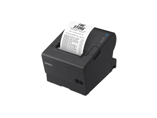Epson TM-T88VII kassabonprinter USB, Ethernet, Serial, PS, Black