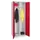 kleding-/wasgoedkast,HxBxD 1800x600x500mm,RAL7035,front RAL6011