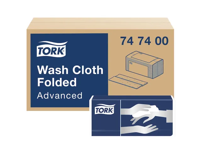 Tork 747400 Advanced Gevouwen Wasdoek H3 4-laags Wit 2400 stuks