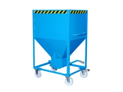 Stortgoedbak Hxlxb 780X1600Mmx1115Mm 600L Wielen Ral5012