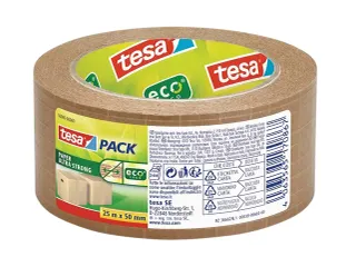 Verpakkingstape Tesapack 56000 Eco paper Ultra Strong 50mmx25m - 1