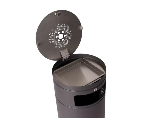 Bica 5070 Buitenafvalbak 75 Liter Antraciet