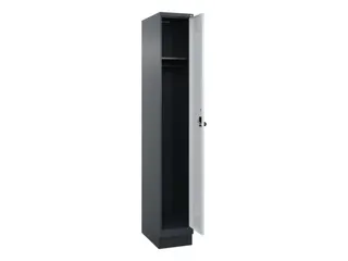 locker,HxBxD 1950x300x500mm,1vak,vak B 300mm,draaigrendel,sokkel - 2