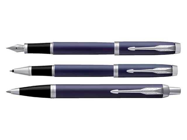 Balpen Parker IM Blue Lacquer CT Medium Blauwe inkt