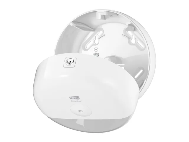 Tork 681000 T9 SmartOne Mini Toiletpapier Dispenser Elevation Wit