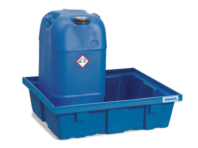 PE-opvangbak,v. 2x60l vat,opvangvol. 60l,HxBxD 300x645x795mm