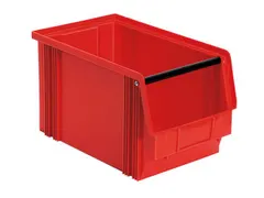 Zichtbak Hxbxd 200x200x350/300mm Pe Rood
