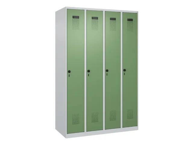 locker voor scheiding van kleding,HxBxD 1850x1200x500mm,4vak