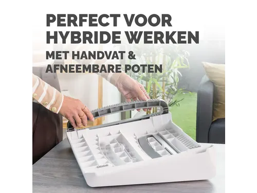 Voetensteun Fellowes Breyta wit