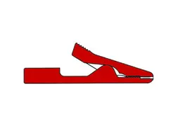 Geisoleerde Mini Krokodillenklem / Rood (MA1)