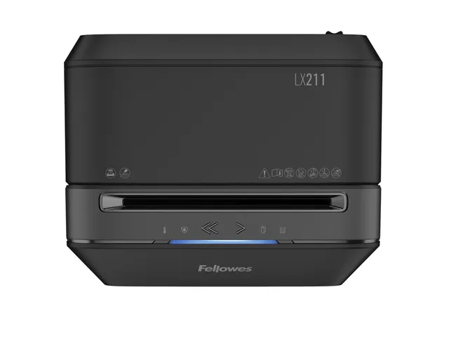 Destructeur Fellowes Powershred LX211 particules 2x12mm noir P-5