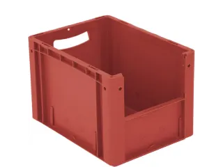 Euronorm Stapelkrat M. Grijpopening Pp Hxlxb 270X400X300Mm Rood - 2