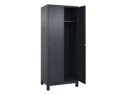 locker,HxBxD 1950x800x500mm,2vak,vak B 400mm,cil.-slot,voeten