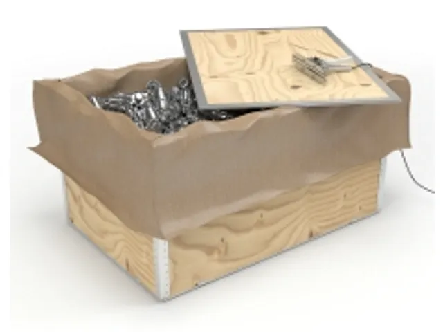 Verpakkingspapier Kraft Met Wax 1000mmx632mtr 95g/m2 Bruin Rol