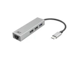 Hub ACT USB-C 3.0 3x USB-A Gigabit ethernet - 9