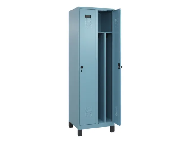locker voor scheiding van kleding,HxBxD 1950x600x500mm,2vak
