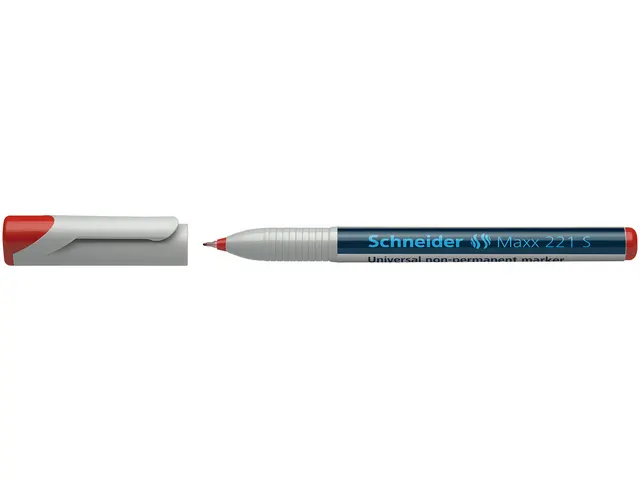 Universele marker Schneider Maxx 221 S non-permanent rood