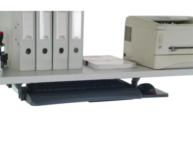 toetsenbord- en muisplank,v. paktafel,HxBxD 110x600x420mm,uittrekbaar