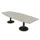 vergadertafel,HxBxD 740x2800x1100mm,vatvormig