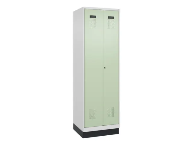 locker voor scheiding van kleding,HxBxD 1950x600x500mm,2vak