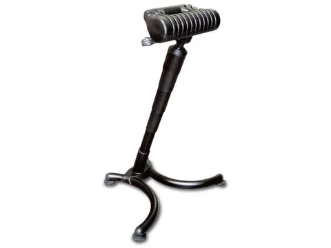 Stahulp Staalbuis H 670-900Mm Pu-Schuimzitting Zwart Schuine Zuil